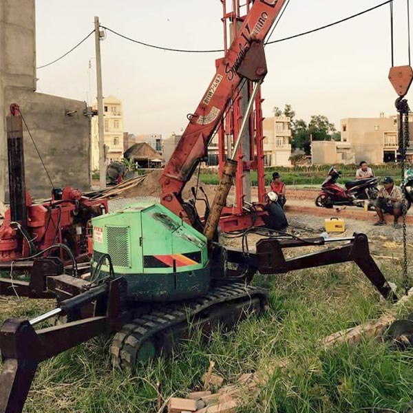 Ép cọc bê tông Sơn Tây Hà Nội nhận thi công ép cọc BT cốt thép cho công trình nhà ở