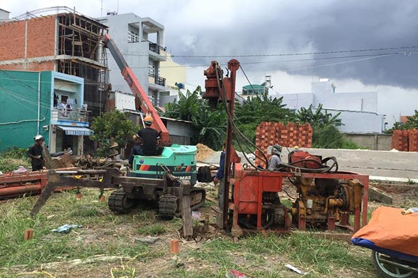 Ép cọc bê tông Tỉnh Nam Định nhận thi công ép cọc BT cốt thép báo giá nhân công và cọc bê tông